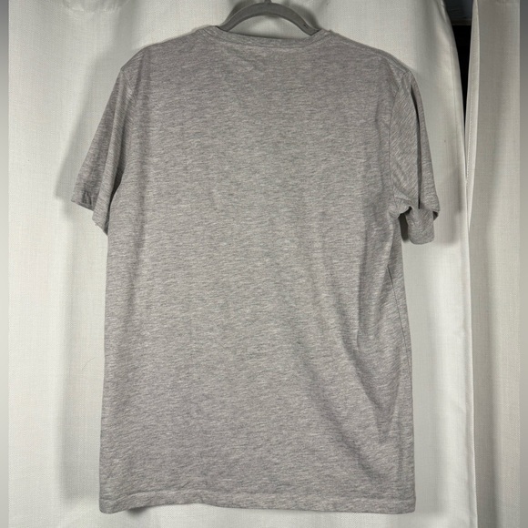 Reiss Bless Cotton Crew Neck T-Shirt in Grey Marl - Picture 7 of 10